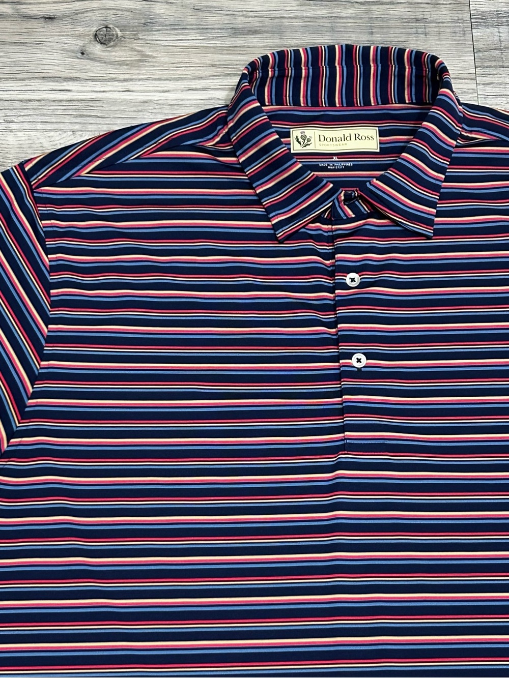 Donald Ross Whistling Straits Golf Polo Shirt Men's XL